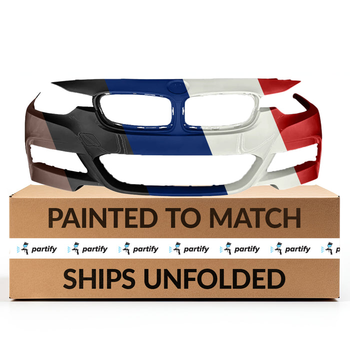 BMW 330E Front Bumper Without Sensor Holes/ Headlight Washer Holes Sedan With M-Package - BM1000295