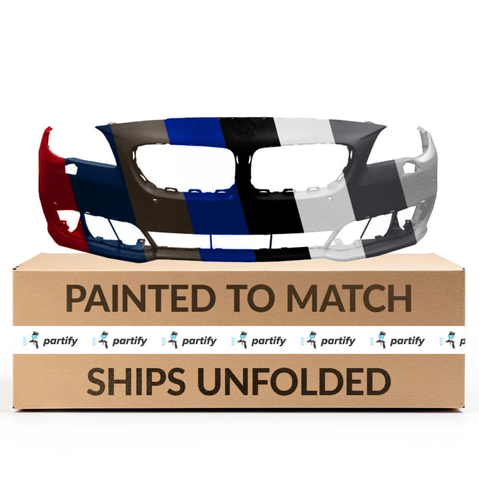 BMW 5 Series CAPA Certified Front Bumper With Sensor Holes Sedan Without M-Package - BM1000309C