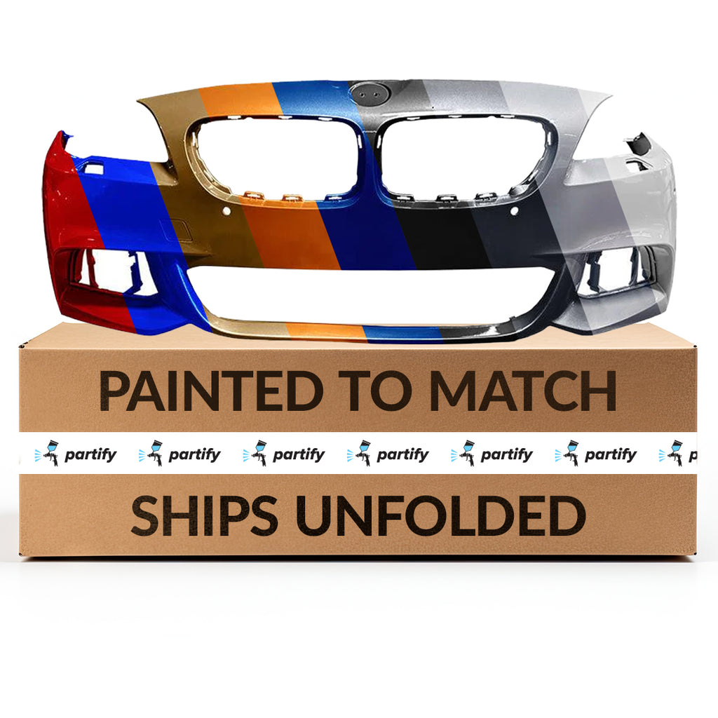 CAPA Certified Front Bumper Cover For 2011-2013 BMW 528i & 535i – Primed With Sensor & Camera Holes