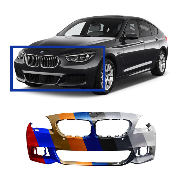 BMW 5 Series Front Bumper With Sensor Holes SedanWith M-Package - BM1000312