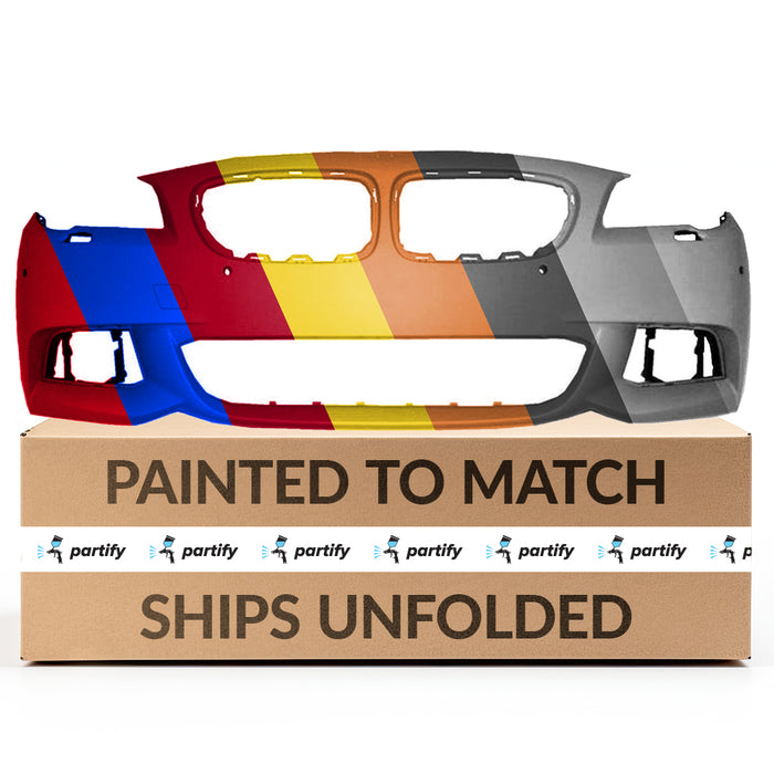 BMW 5 Series Front Bumper With Sensor Holes Sedan With M-Package - BM1000313