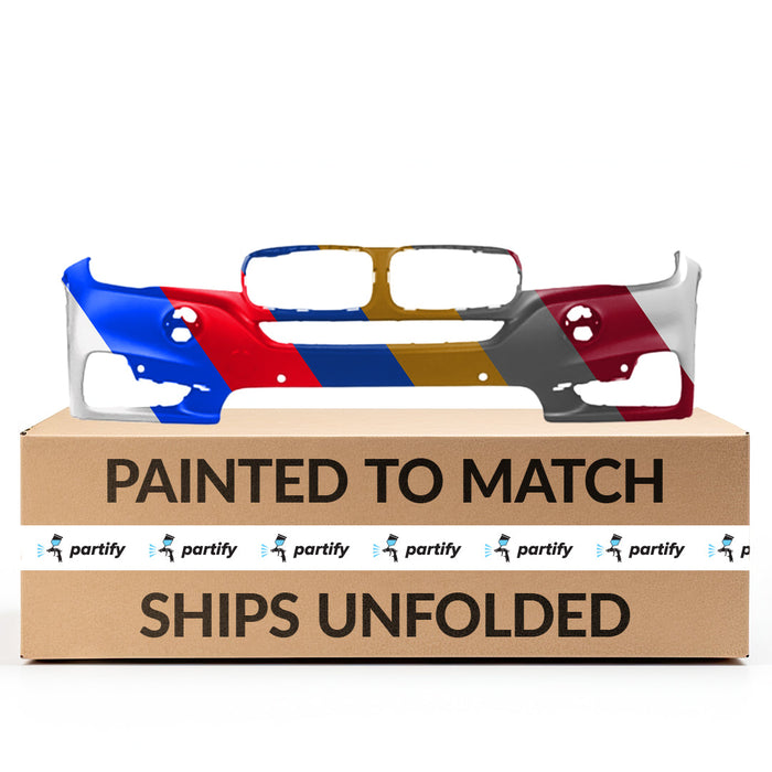 BMW X5 CAPA Certified Front Bumper F15 W/O H/L/W W/P/A W/O S/V W/O Led F/L W/O M Sport Package - BM1000323C