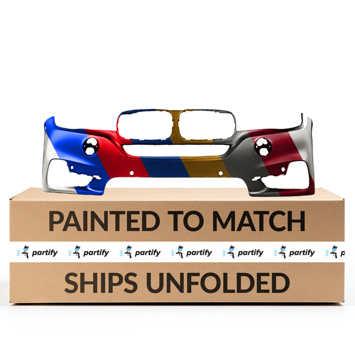 BMW X5 CAPA Certified Front Bumper F15 W/O H/L/W W/O P/A W/S/V W/O Led F/L W/O M Sport Package - BM1000324C