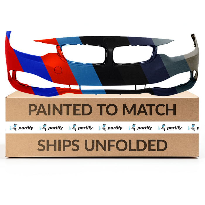 BMW 428I Front Bumper Without Sensor Holes With Headlight Washer Holes Convertible Without M-Package - BM1000331