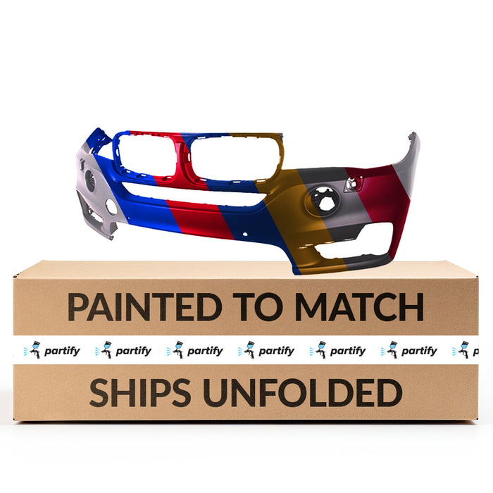 BMW X5 CAPA Certified Front Bumper F15 W/H/L/W W/O P/A W/O S/V W/O Led F/L W/O M Sport Package - BM1000333C