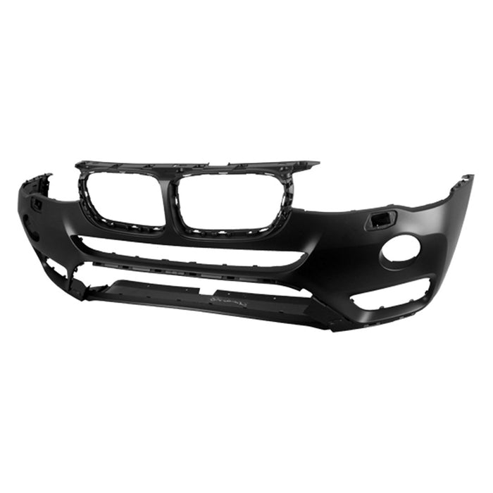 BMW X3 Front Bumper F25 W/O M Pkg W/Led Fog Lamps W/O Park Assist W/O Surround View - BM1000351