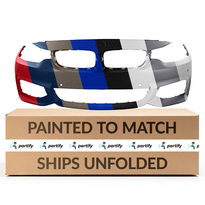 BMW 428I CAPA Certified Front Bumper With Sensor Holes Convertible Without M-Package - BM1000383C
