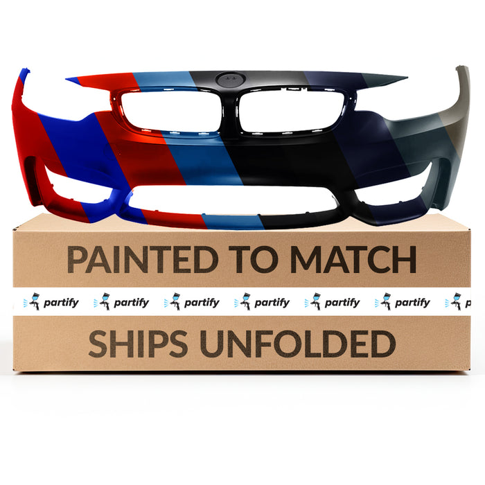 Parachoques delantero BMW M3 sin orificios para sensores ni lavafaros - BM1000408