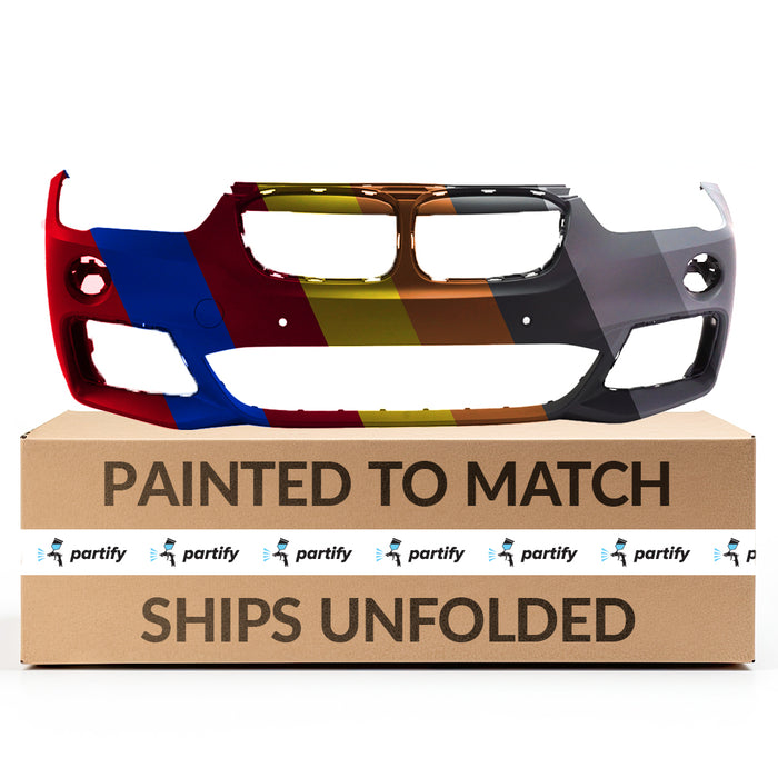 BMW X1 Front Bumper With Sensor Holes Without Headlight Washer Holes With M-Package - BM1000446