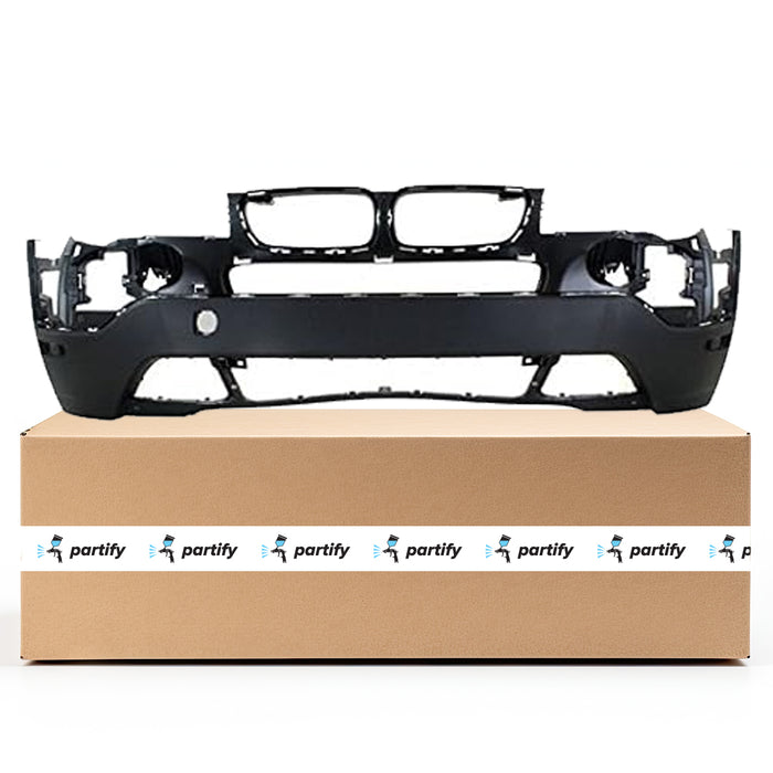 BMW X3 CAPA Certified Front Lower Bumper Without Sensor Holes - BM1015102C