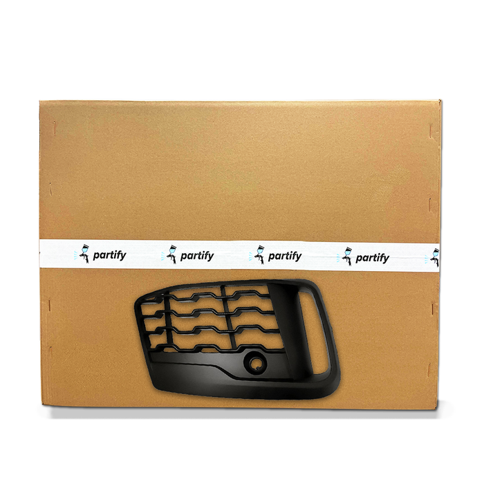 Parrilla inferior texturizada del lado del pasajero con certificación CAPA para BMW X1, con sensor/paquete M - BM1039176C