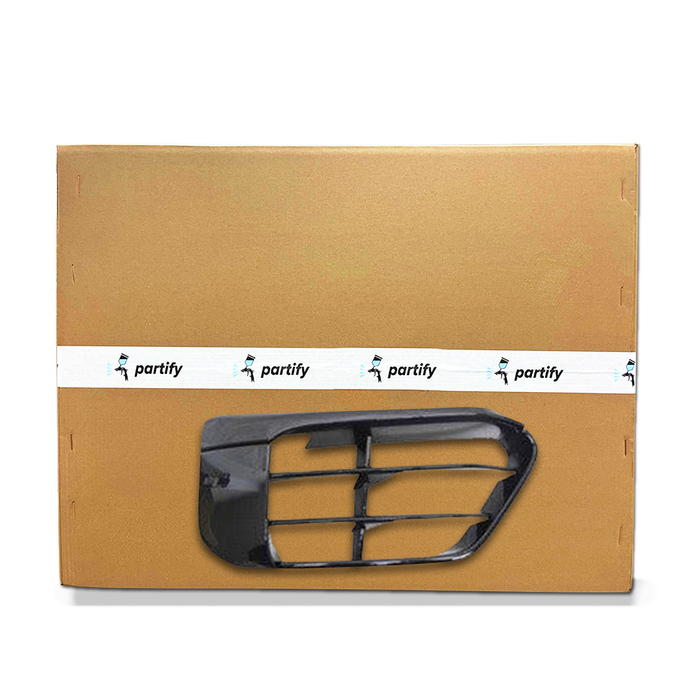 Parrilla inferior para BMW X1, certificada por CAPA, lado del pasajero, en negro brillante, sin sensor/paquete M con rejilla deportiva abierta - BM1039199C