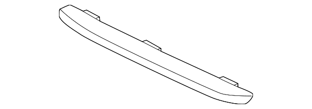 BMW X5 Center Trim Front Bumper Molding Without M Package - BM1046163