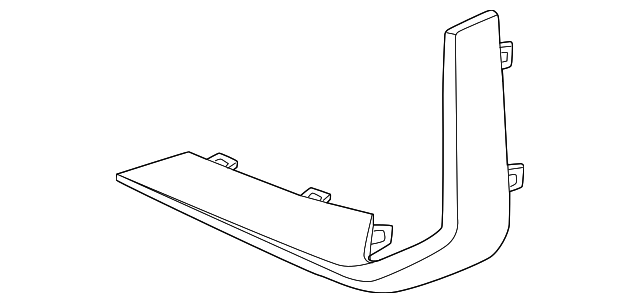 BMW X5 Front Bumper Molding Without M Package Cover Trim - BM1046164