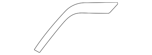 BMW 530i/530i xDrive/540i xDrive/550e xDrive/i5 Lower Trim Front Bumper Molding With M Package - BM1046167