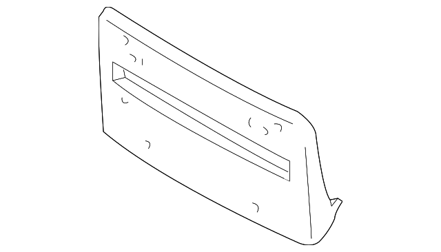 BMW 325Ci/330Ci License Plate Bracket Convertible - BM1068184