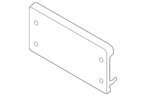 BMW 530i/530i xDrive/540i xDrive/i5 License Plate Bracket Without M Package - BM1068192