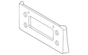 Front License Plate Bracket image