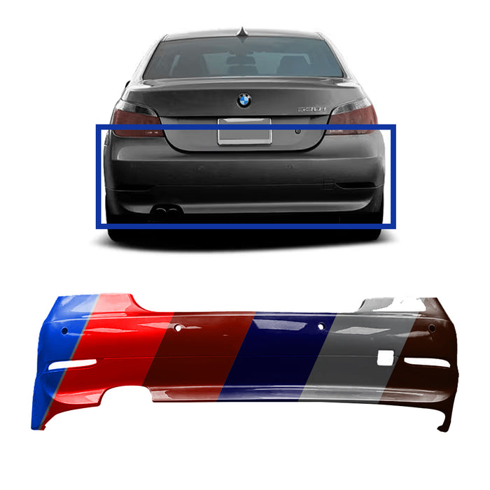 BMW 5 Series CAPA Certified Rear Bumper SedanWithout M-Package - BM1100139C