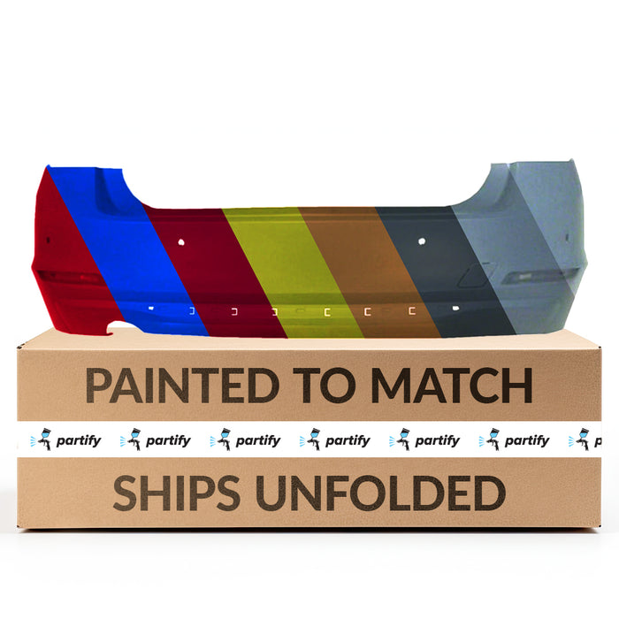 Parachoques trasero BMW 320i F30 con control de distancia de estacionamiento, sedán moderno, de lujo y deportivo - BM1100238