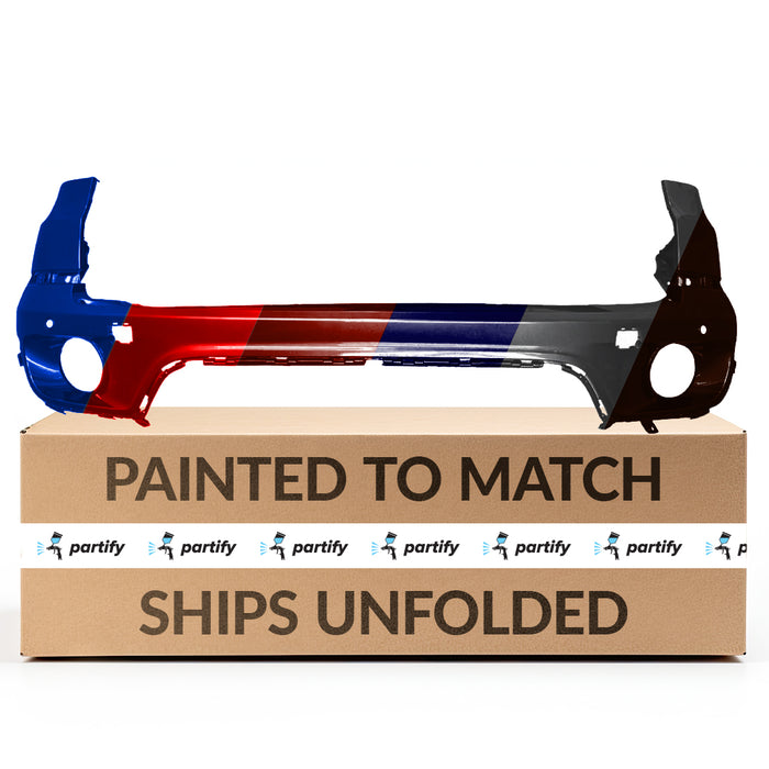 BMW X5 Circle Exhaust Cutout Rear Bumper With Sensor Holes - BM1100252