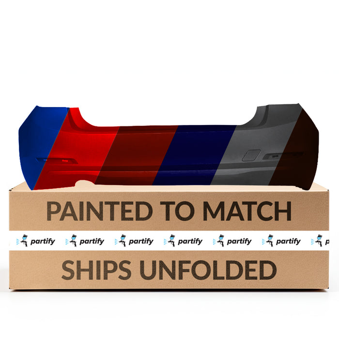 BMW 3 Series CAPA Certified Rear Bumper Without Sensor Holes Sedan Without M-Package - BM1100261C