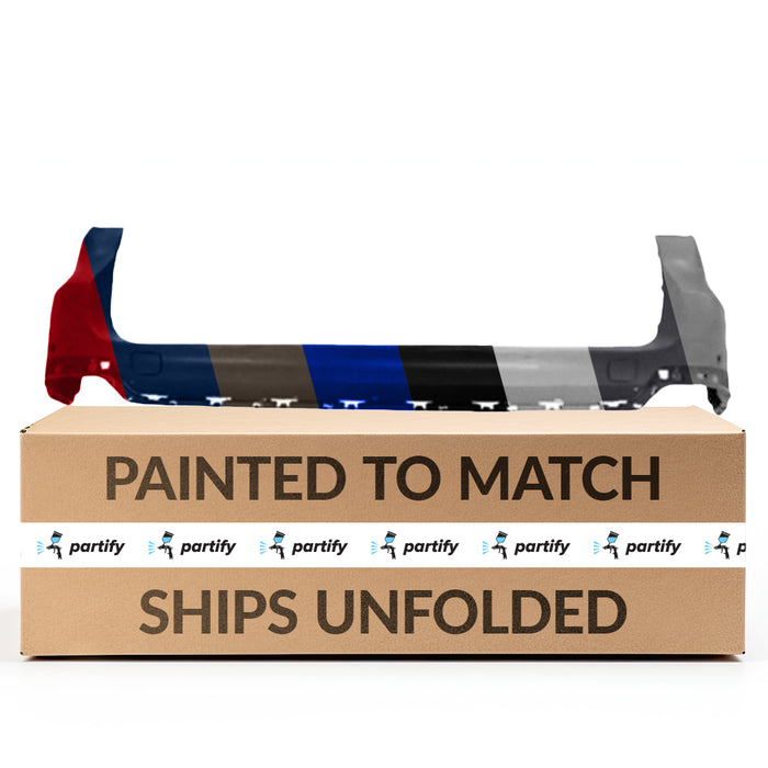 BMW X5 Luxury/X-Line Rear Upper Bumper Without Sensor Holes - BM1100276