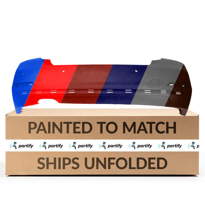 BMW 428I CAPA Certified Rear Bumper With Sensor Holes Convertible Without M-Package - BM1100285C