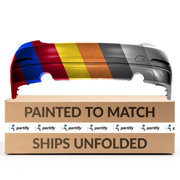 BMW 435I CAPA Certified Rear Bumper Without Sensor Holes Convertible Without M-Package - BM1100286C