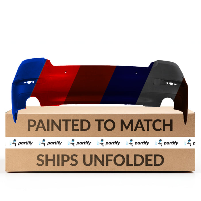 BMW 5 Series Rear Bumper With Sensor Holes Sedan - BM1100331