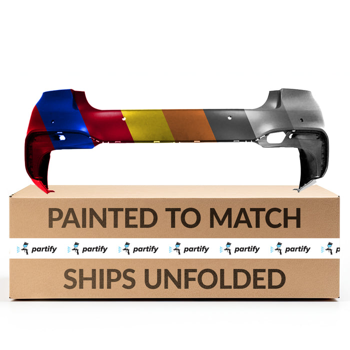 BMW 530E CAPA Certified Rear Bumper With Sensor Holes Sedan With M-Package - BM1100370C