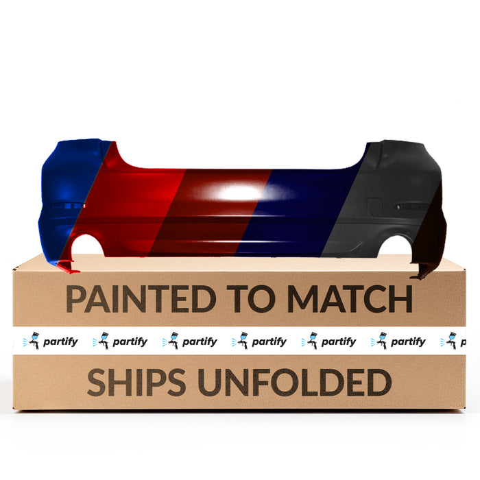 BMW 530E CAPA Certified Rear Bumper Without Sensor Holes Sedan Without M-Package - BM1100372C