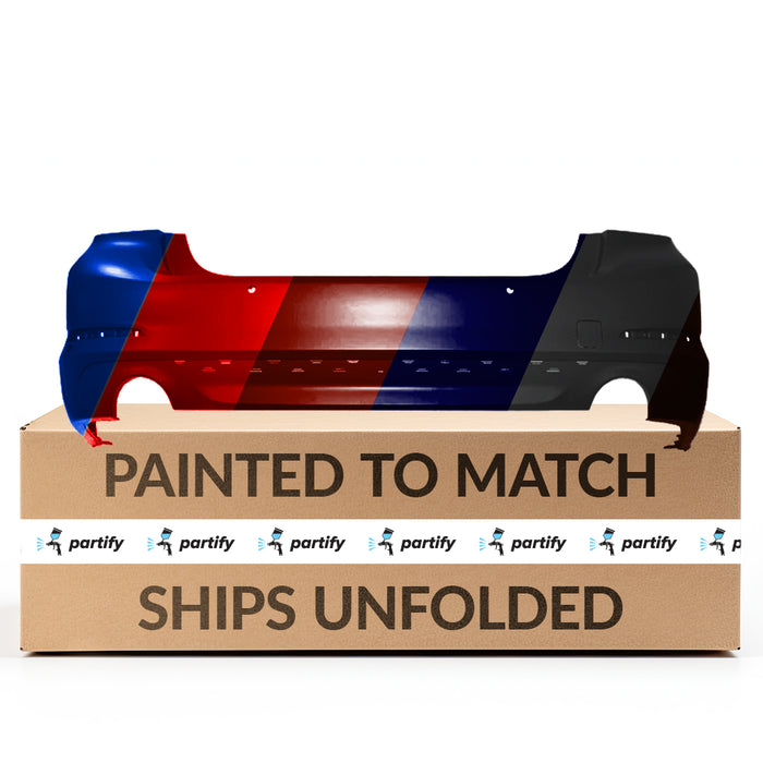 BMW 530E CAPA Certified Rear Bumper Without Sensor Holes Sedan Without M-Package - BM1100376C