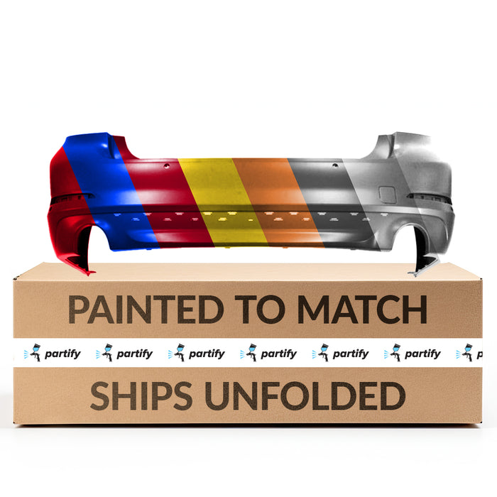 BMW 530E CAPA Certified Rear Bumper With Sensor Holes Sedan Without M-Package - BM1100377C