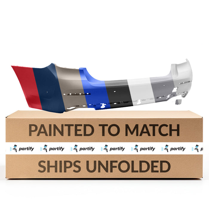 BMW 530e/530e xDrive/530i/530i xDrive/540i/540i xDrive CAPA Certified Rear Bumper G30 W/O M Pkg W/Pdc W/Park Assist Sedan - BM1100456C