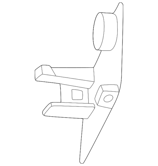BMW 530i/530i xDrive/540i xDrive/550e xDrive/i5 Parking Aid Sensor Bracket With M Package Lower Cover - BM1174106