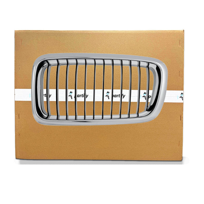 BMW 750iL CAPA Certified Grille CAPA Certified Hood Mounted Left Side Assembly - BM1200130C