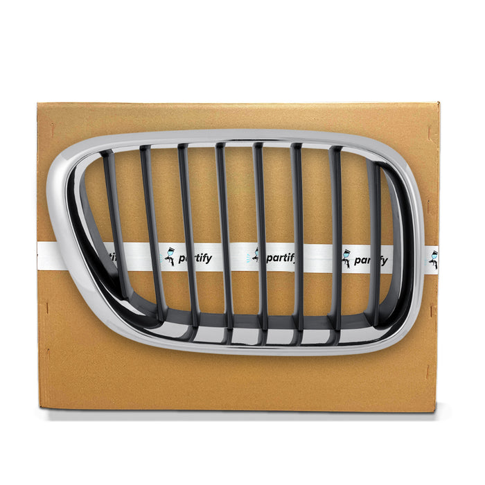 BMW X5 CAPA Certified Grille Passenger Side Chrome Black - BM1200153C