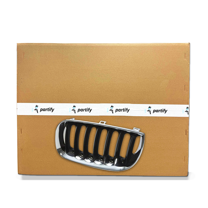 BMW X3 Grille Driver Side Chrome Black - BM1200170