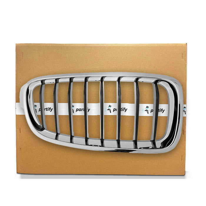 Parrilla cromada negra deportiva para BMW Serie 3 Sedán, lado del pasajero - BM1200235
