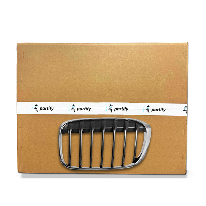 BMW X1 Grille Driver Side Matte Black With Chrome Frame Without M-Package - BM1200290