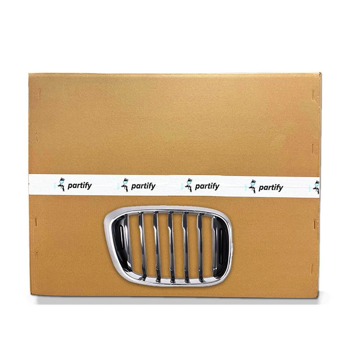 BMW X4 Grille Passenger Side Matte Black With Chrome Frame Without M-Package Base Model - BM1200305