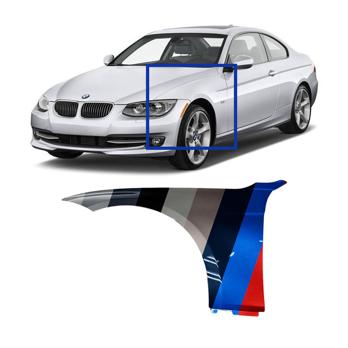 BMW 3-Series Sedan/Wagon CAPA Certified Driver Side Fender - BM1240152C