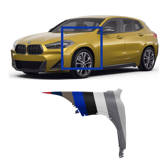 BMW X2 CAPA Certified Driver Side Fender - BM1240176C