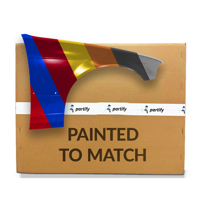 BMW 318i/325i/328i Front CAPA Certified Passenger Side Fender W/O Fender Mount Signal Repeater Lamp 4 Door Sedan - BM1241108C