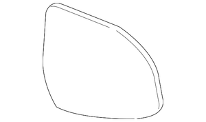 Passenger Side Door Mirror Glass image