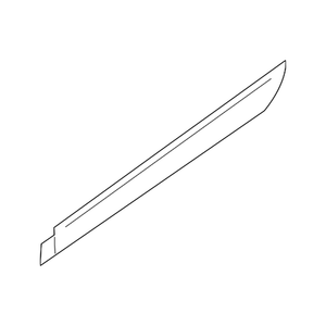 Rear Passenger Side Door Molding image