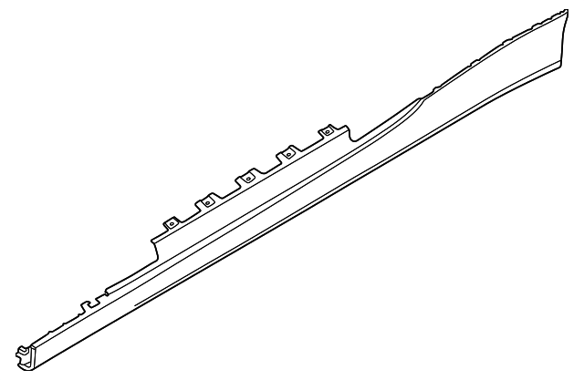 BMW 430i/430i xDrive/M440i/M440i xDrive Rocker Panel Molding Convertible With M Package - BM1606116