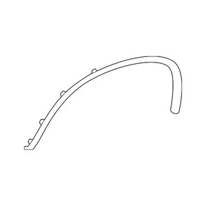 Rear Passenger Side Wheel Arch Molding image