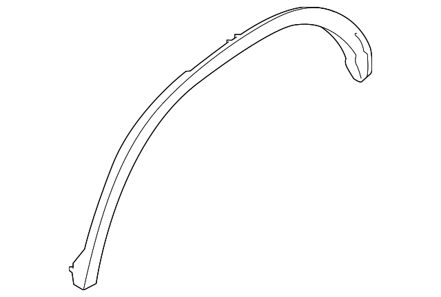 BMW X5 Wheel Arch Molding With M Package - BM1791118